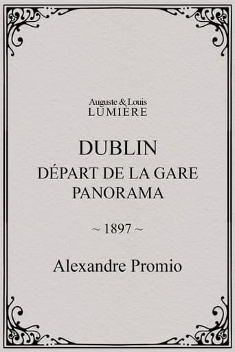 Dublin, Départ de la gare. Panorama
